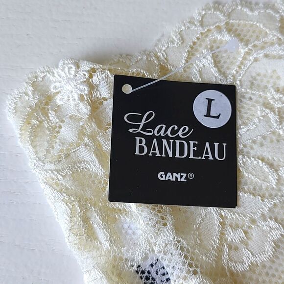 New With Tag Style101 Ganz Size Large‎ Lace Bandeau - Picture 6 of 8